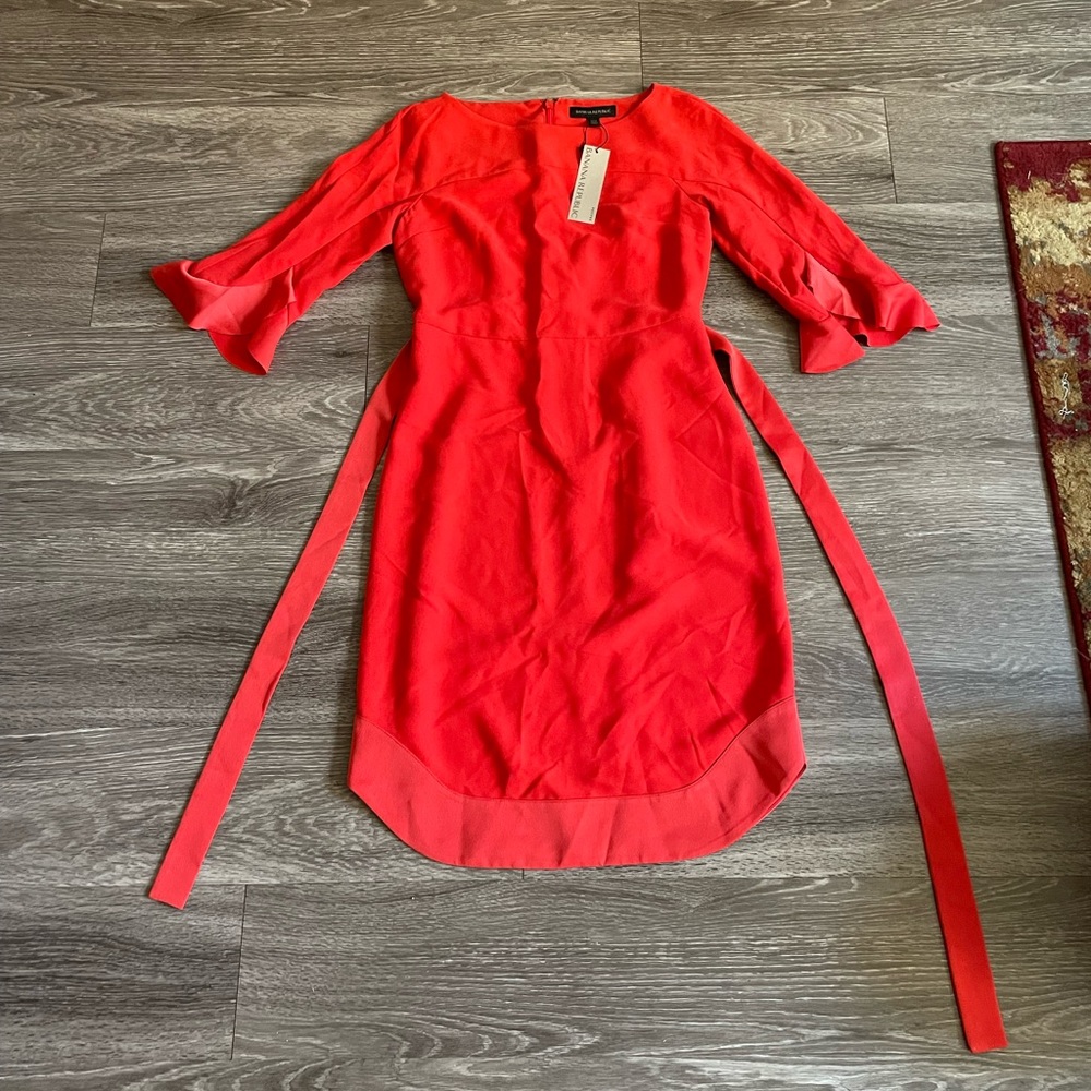 NWT Banana Republic red dress